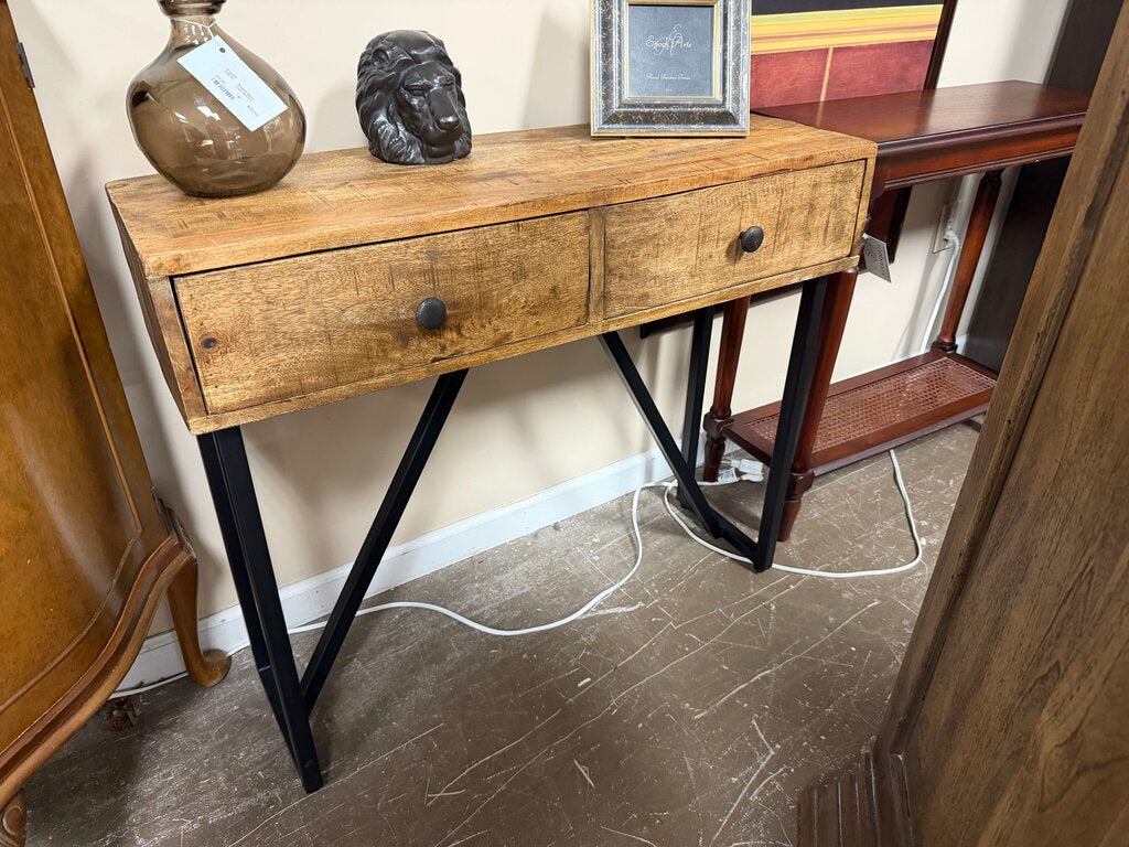 Industrial Style Console Table