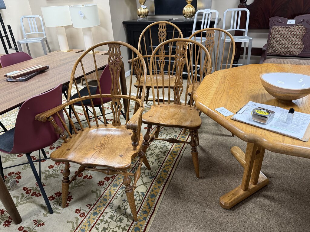 Set/4 Windsor Style Dining Chairs