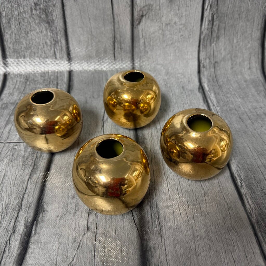Set/4 Tiny Bud Vases