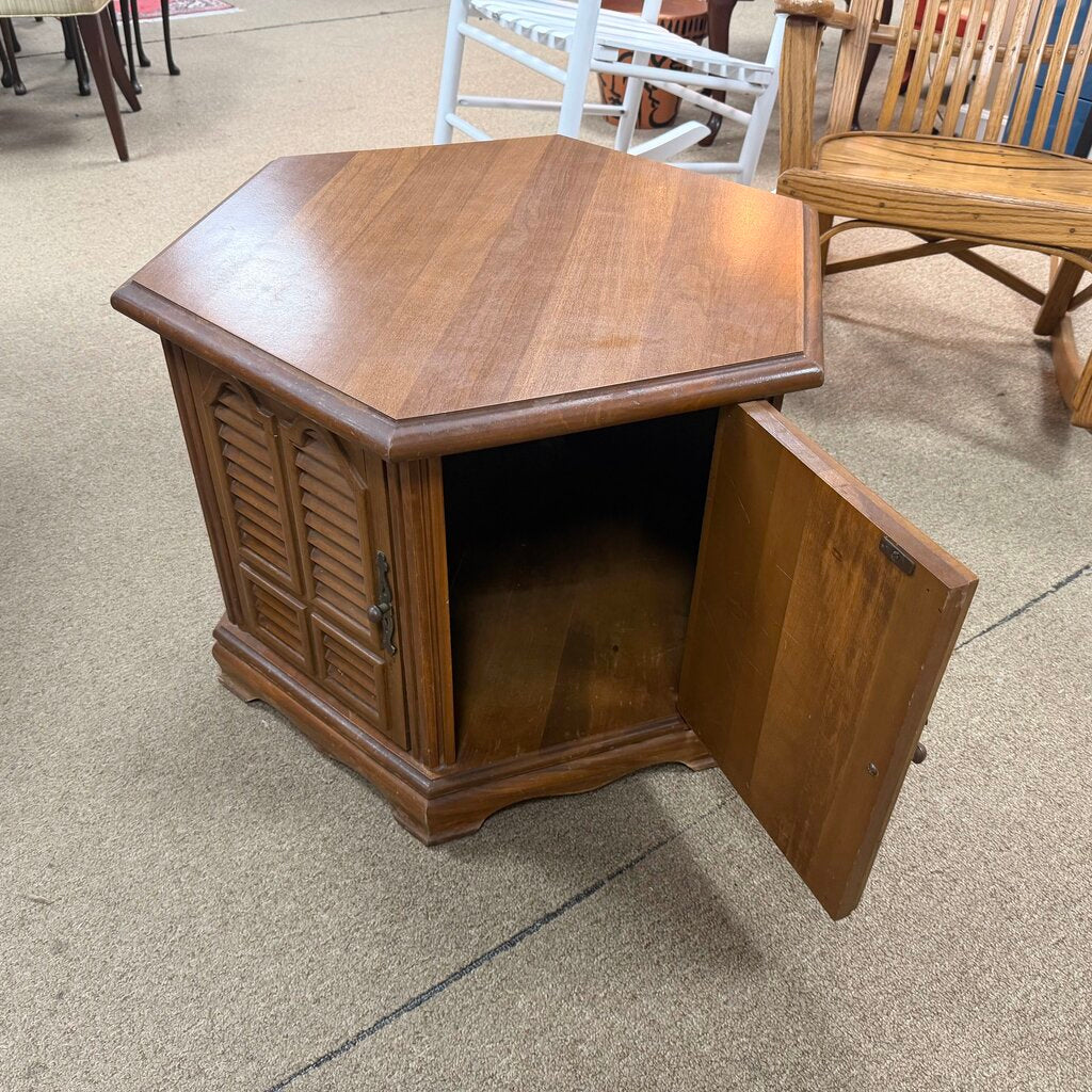 Vintage Side Table w/Storage