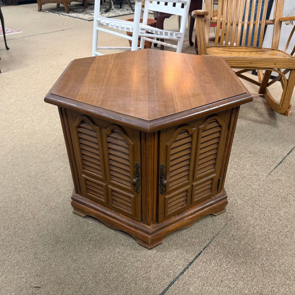 Vintage Side Table w/Storage