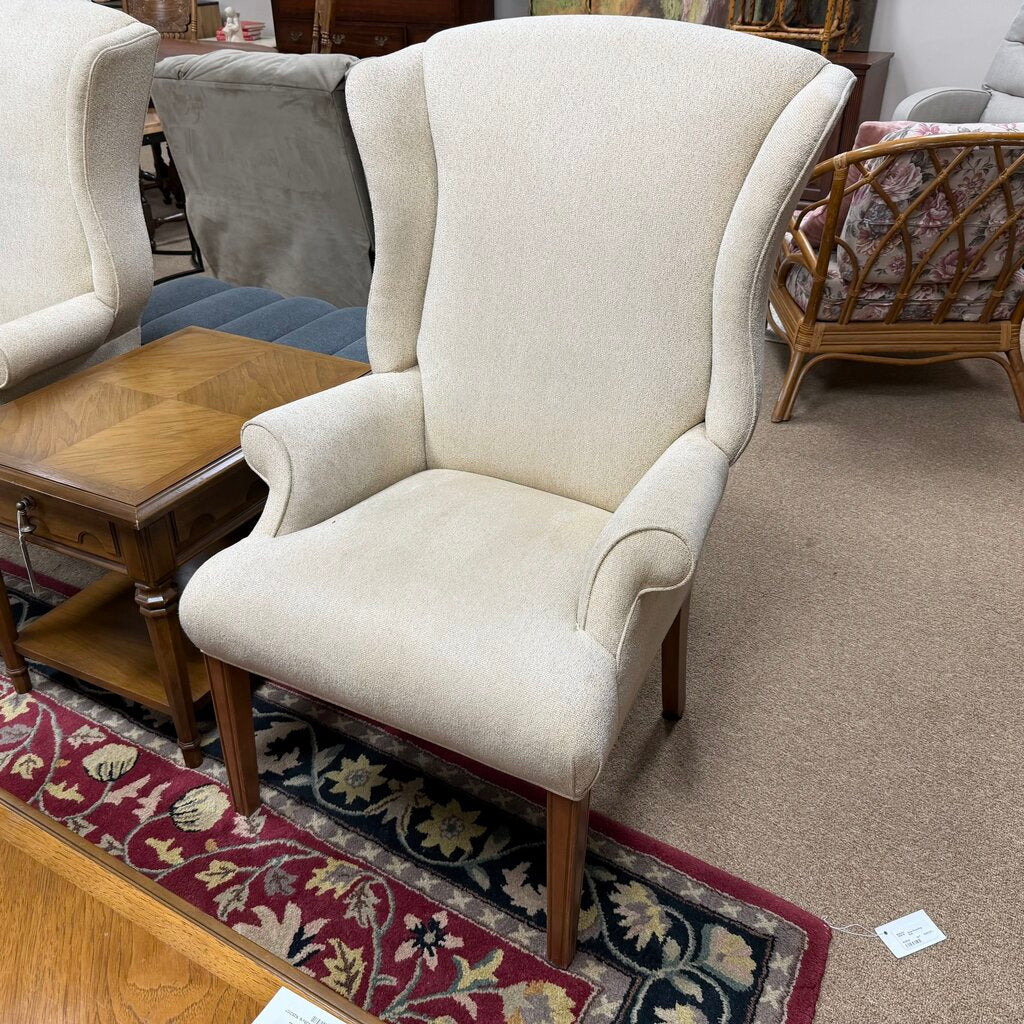 Pair Wingback Chairs