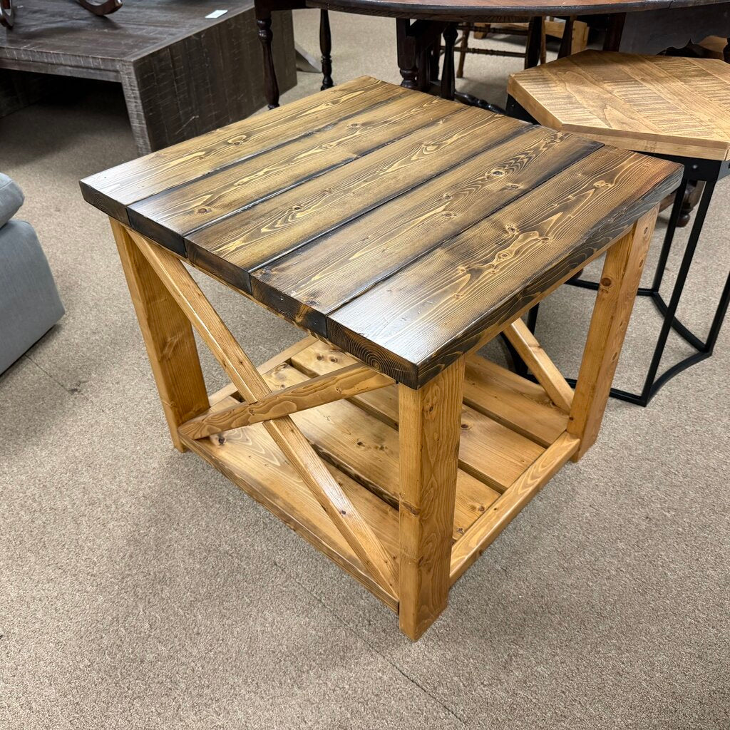 Primitive Style Side Table