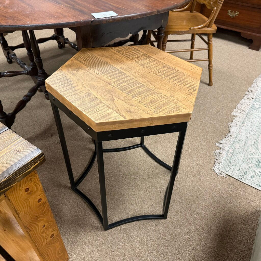 Industrial Style Side Table