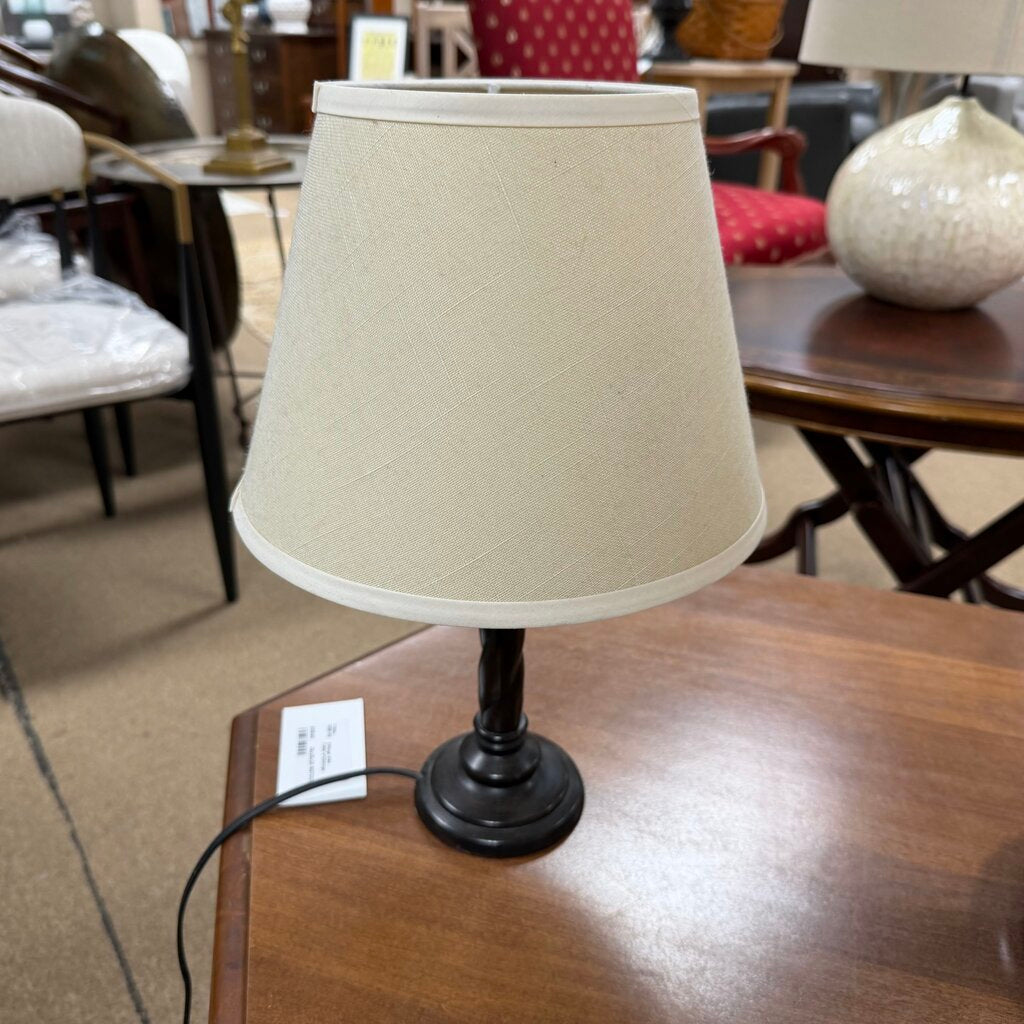 Small Wood Table Lamp