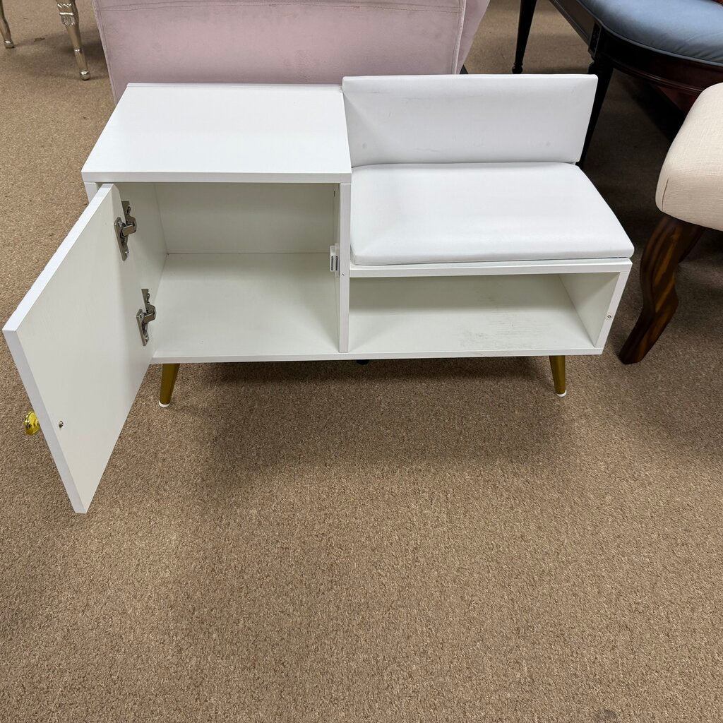 Entryway Shoe Storage Seat