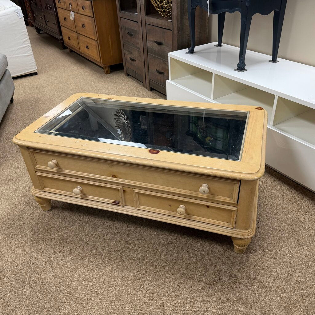 Display Coffee Table w/Drawers