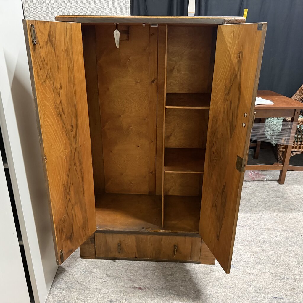 1930s Art Deco Wardrobe/Armoire