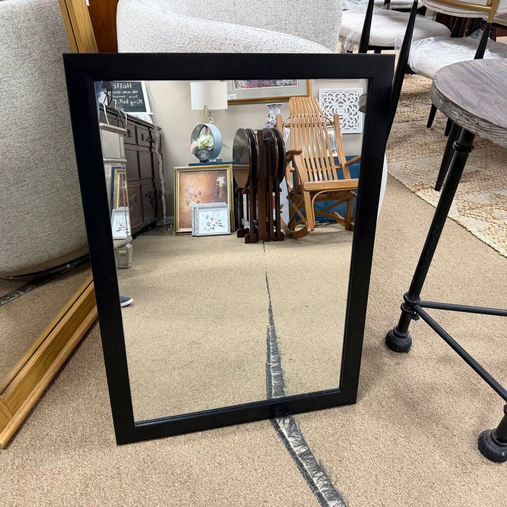 Black Framed Mirror