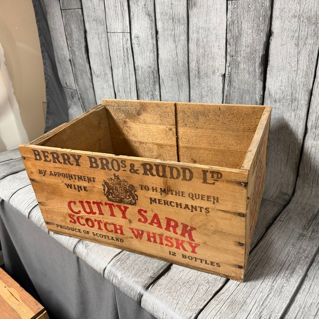 Vintage Cutty Sark Crate