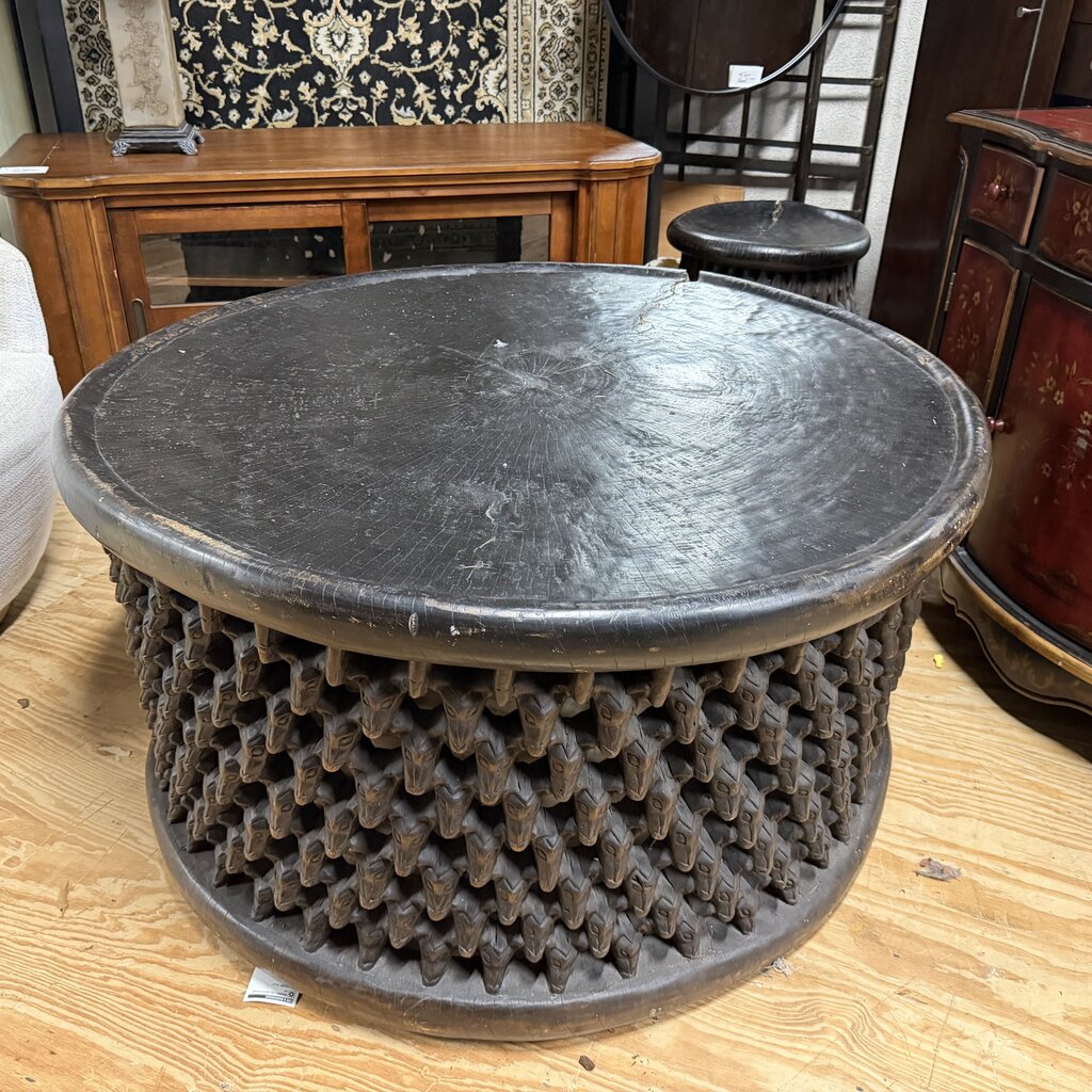 Hand Carved African Coffee Table