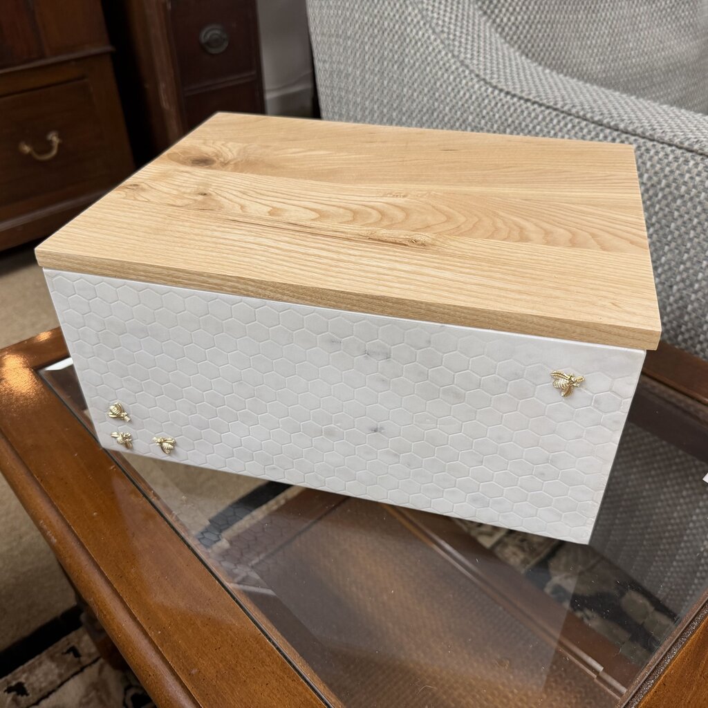 *NEW* Honeycomb Marble Bread Box