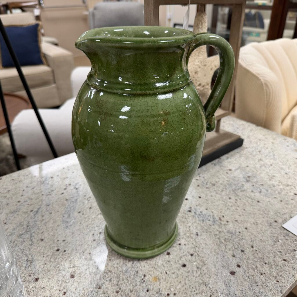 *NEW* Glazed Clay Pitcher