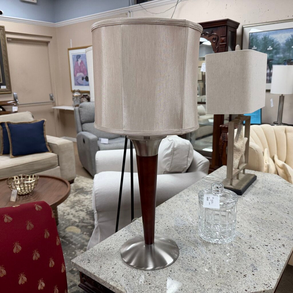 Wood + Metal Table Lamp
