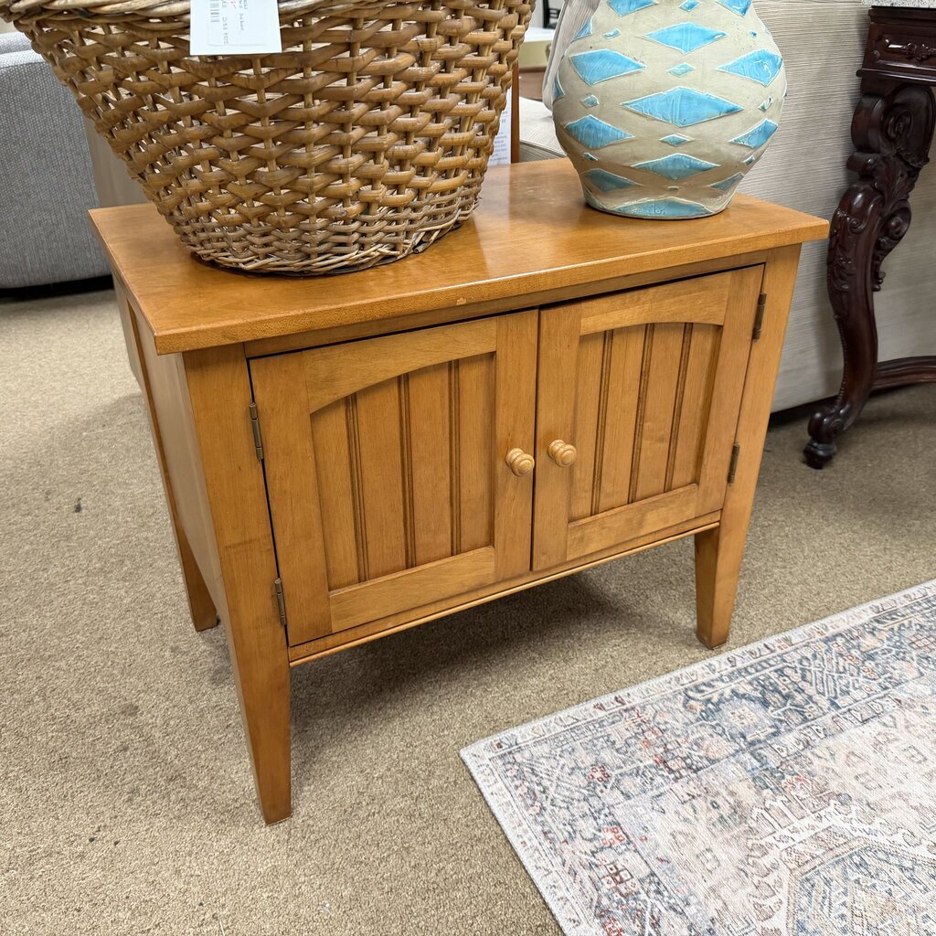 Small Wood Accent Cabinet