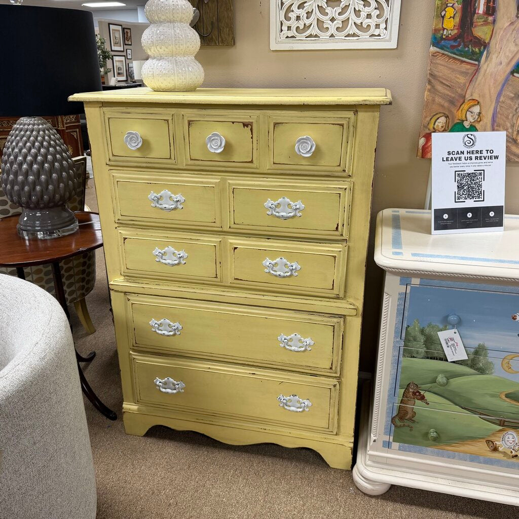 Painted Vintage Chest of Drawers