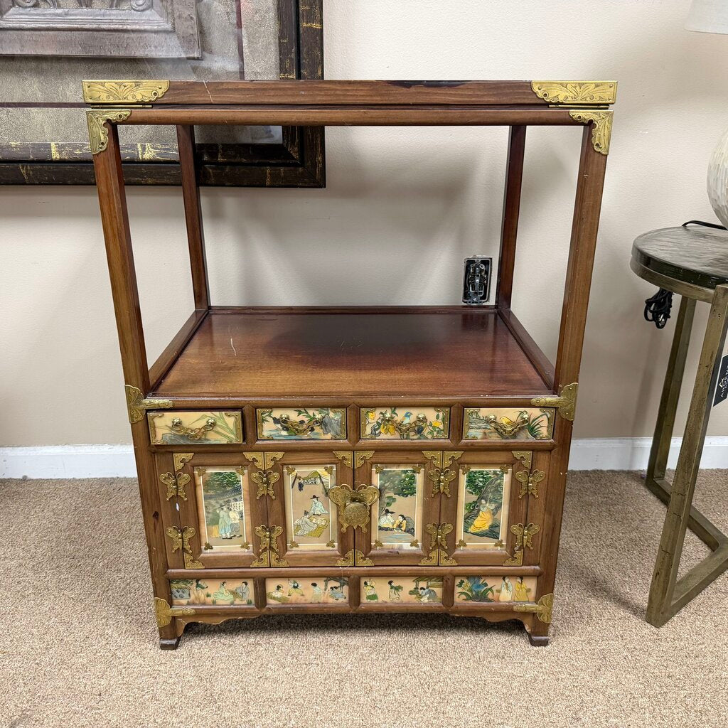 Vintage Chinese Display Cabinet/Curio Stand