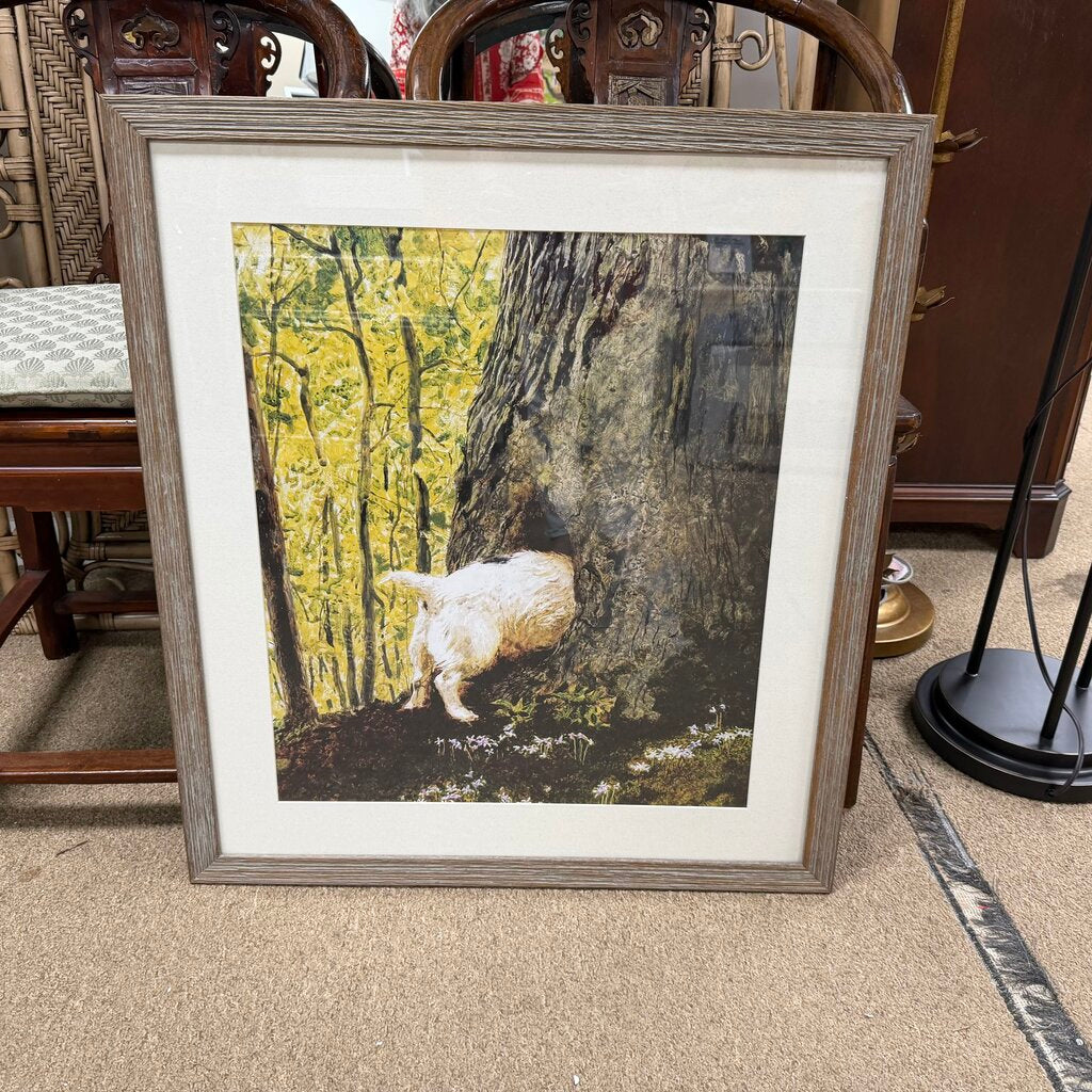 "Dog in Tree" Print