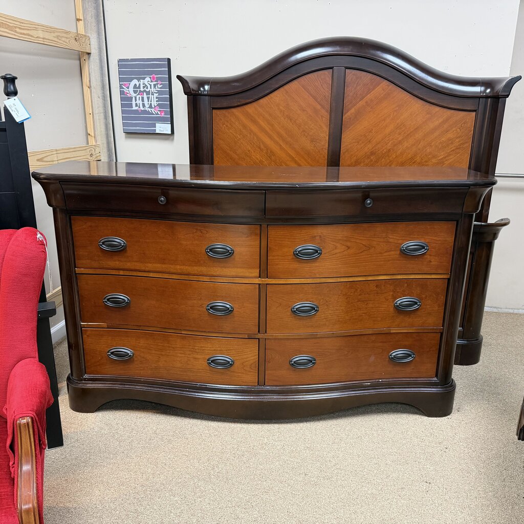 Two-Tone Wood Dresser