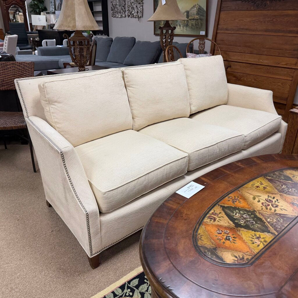 Upholstered Sofa w/Nail Head Details