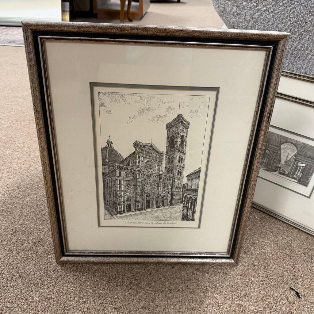 Florence Cathedral Engraving