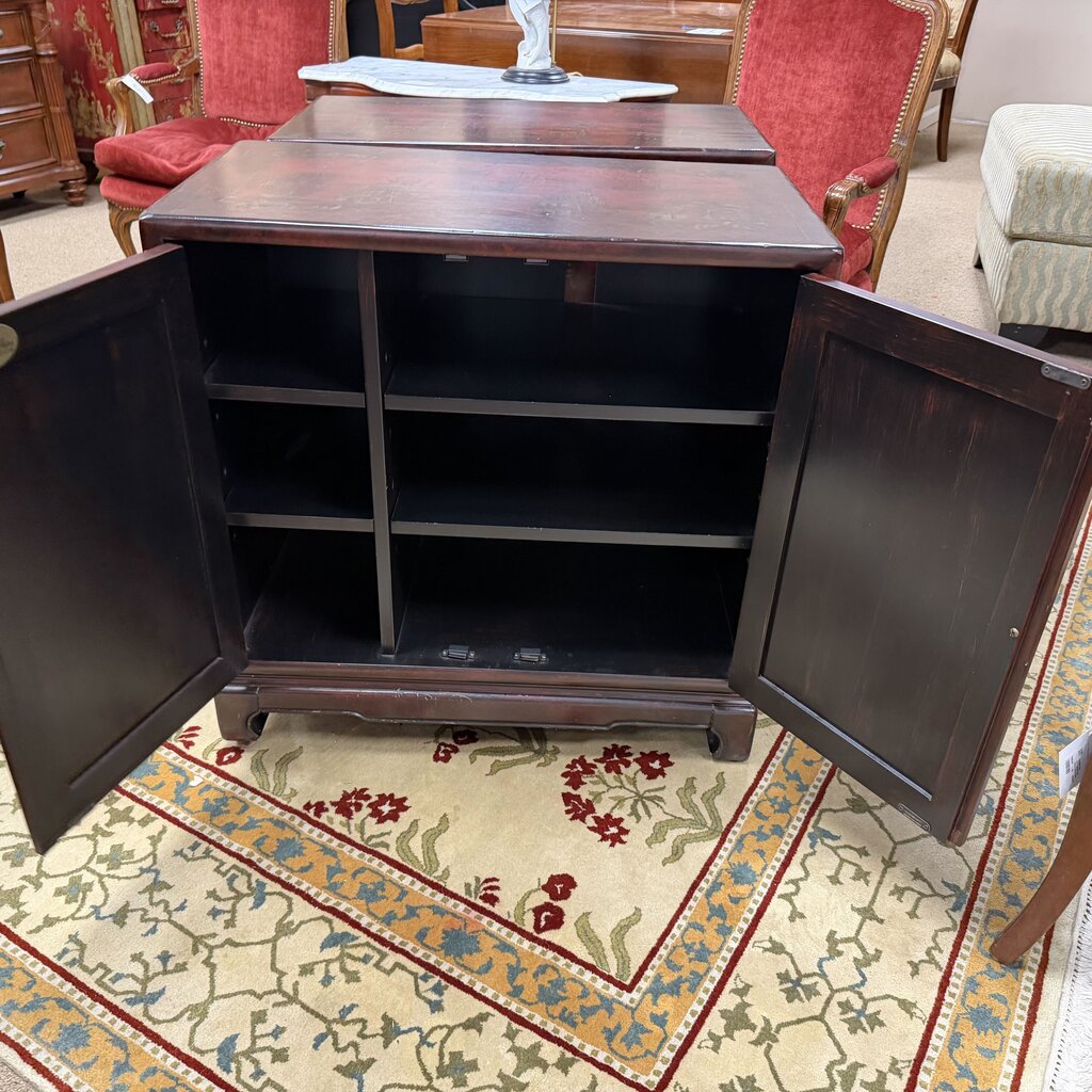 "Seven Seas" Chinoiserie Accent Cabinet
