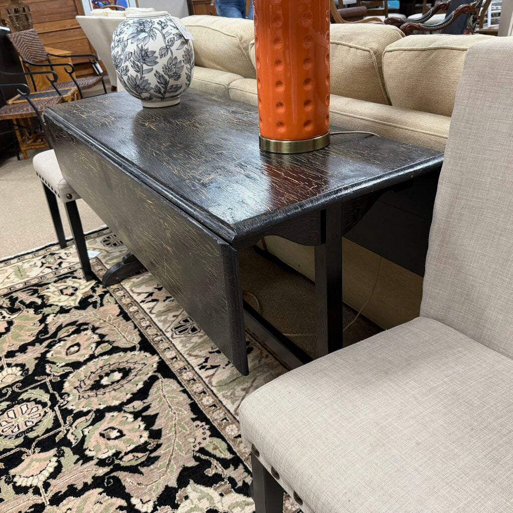 Distressed Drop-Leaf Table