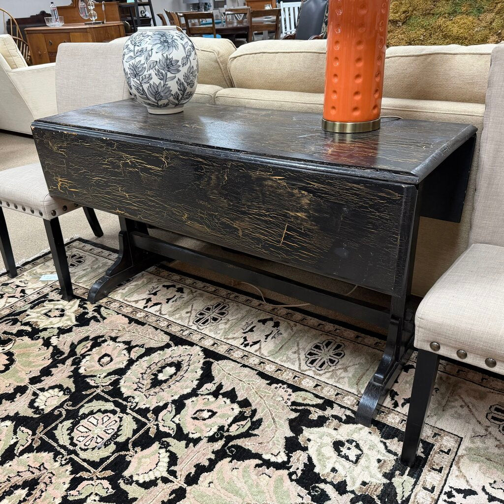 Distressed Drop-Leaf Table
