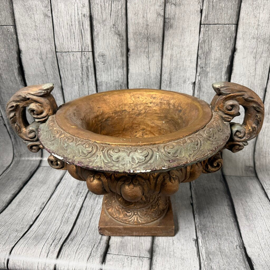 Classical Plaster Urn-Style Planter