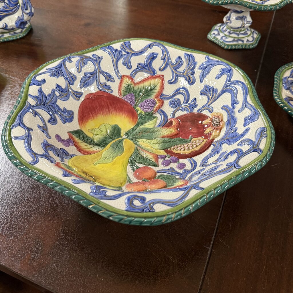 Florentine Fruit Centerpiece Bowl