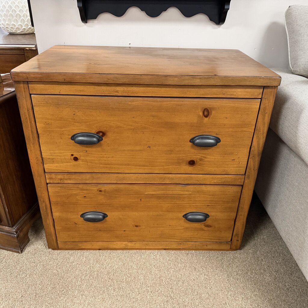 2-Dr Wood Lateral File Cabinet