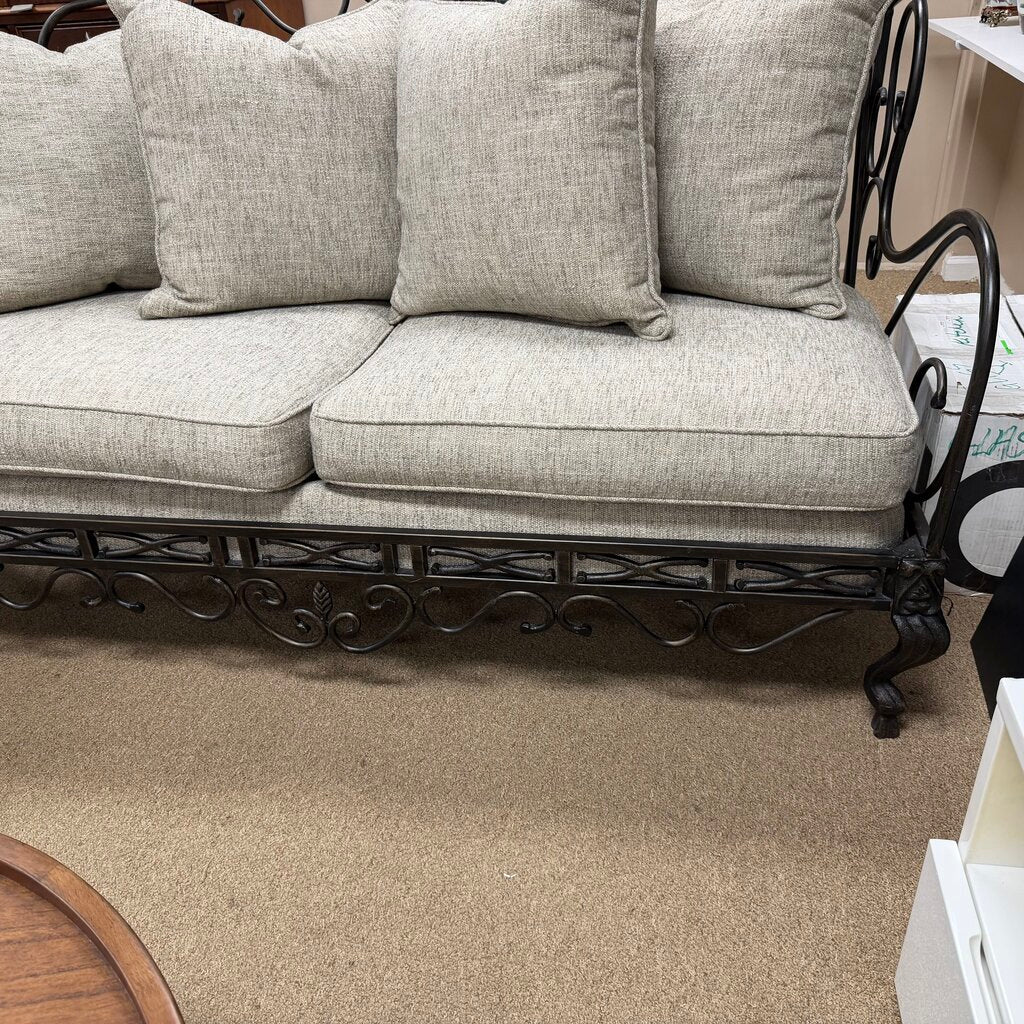 Imported French Wrought Iron Settee