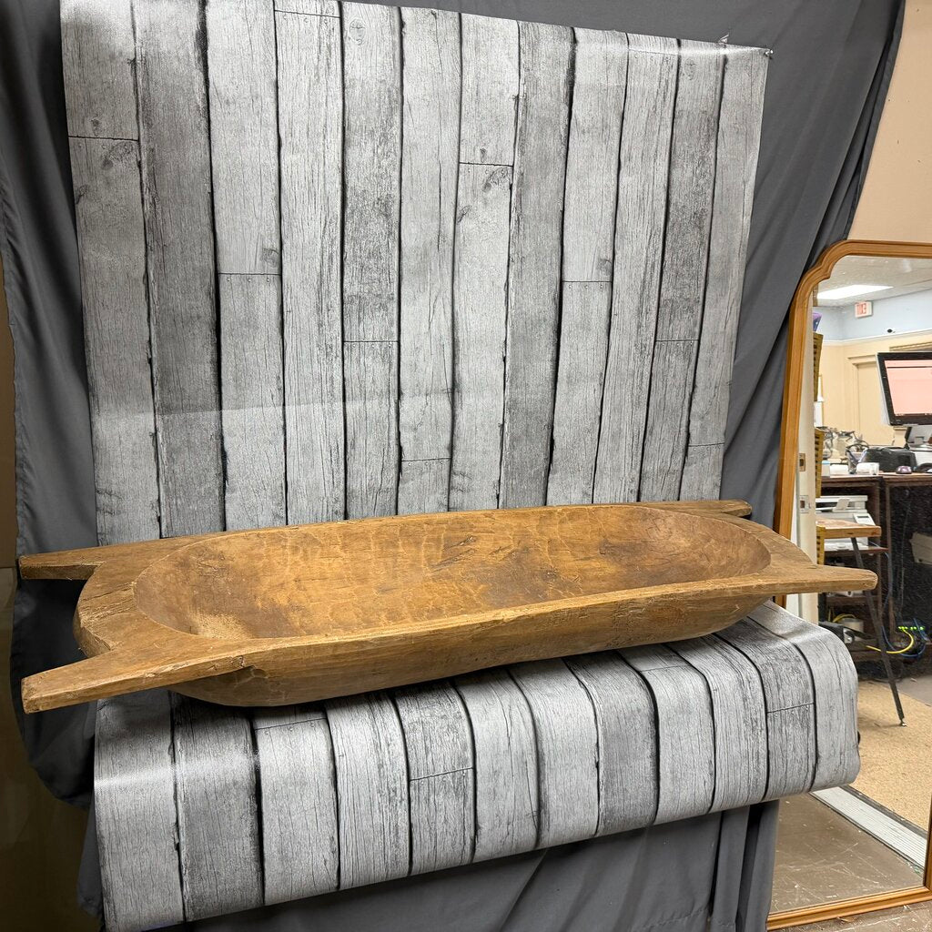 Extra Large Primitive Wood Dough Bowl