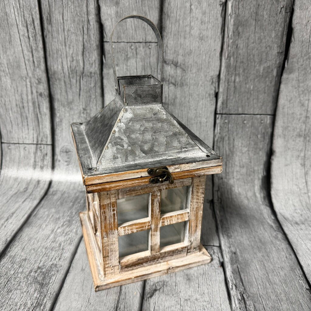 Wood + Metal Lantern