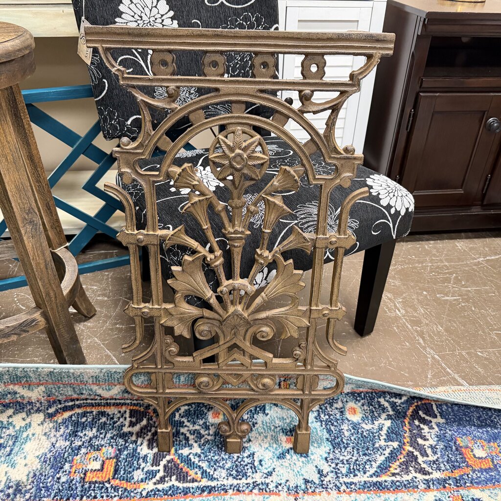 Antique Neoclassical Cast-Iron Architectural Panel