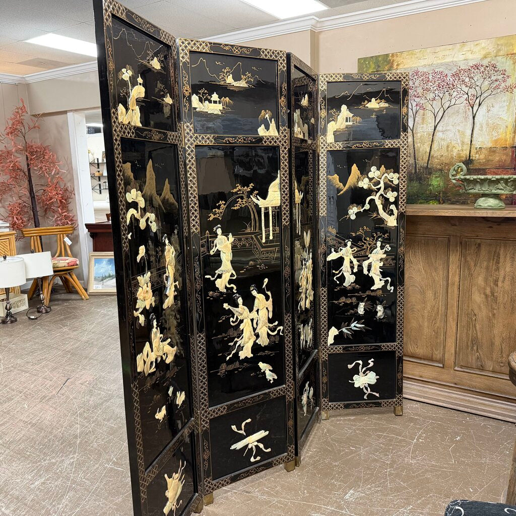 Asian Lacquer Room Divider