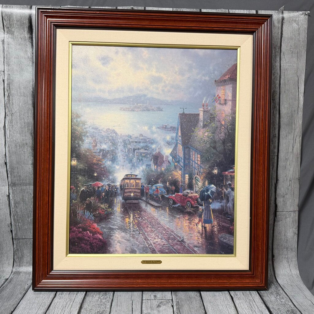 Hyde Street and the Bay San Francisco Print