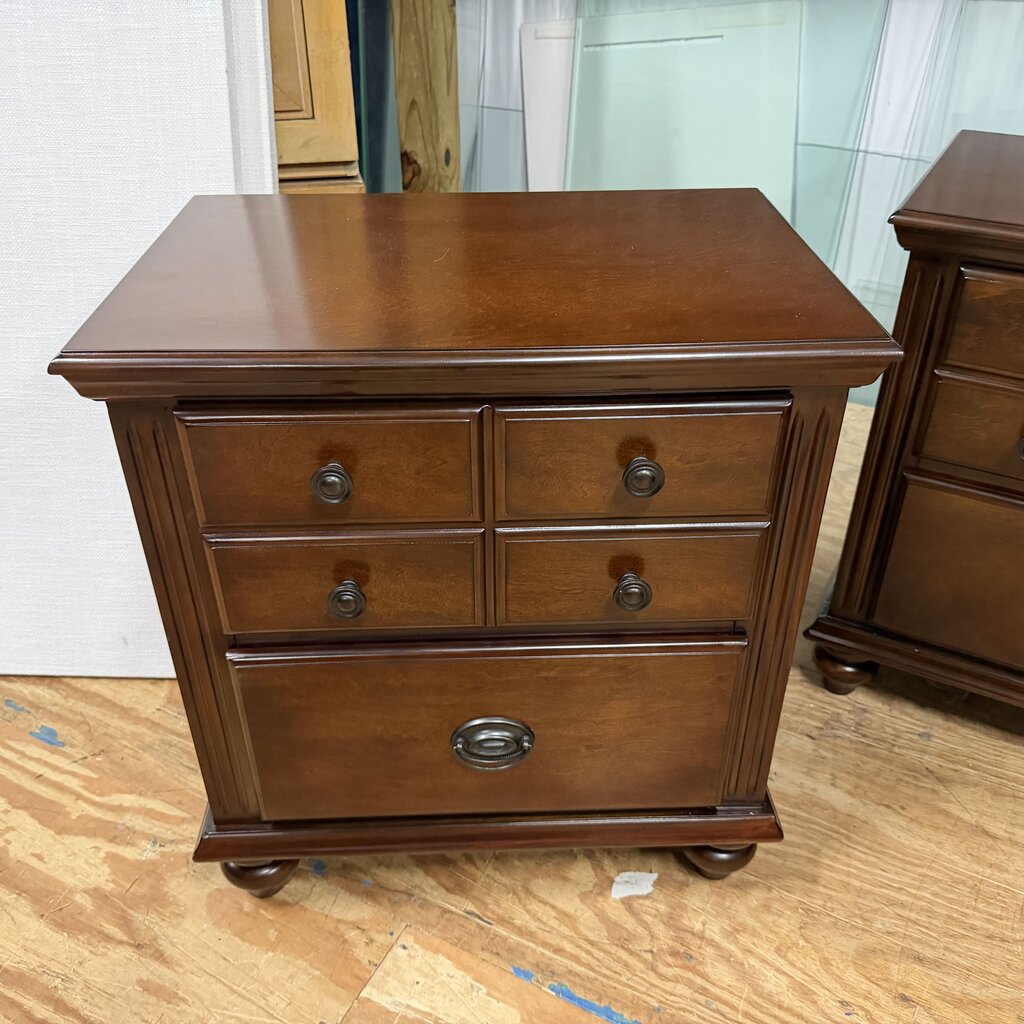 Pair Transitional Nightstands
