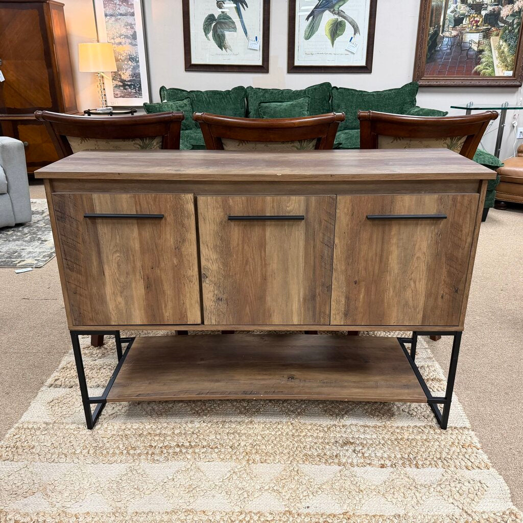 Industrial Style Console Cabinet