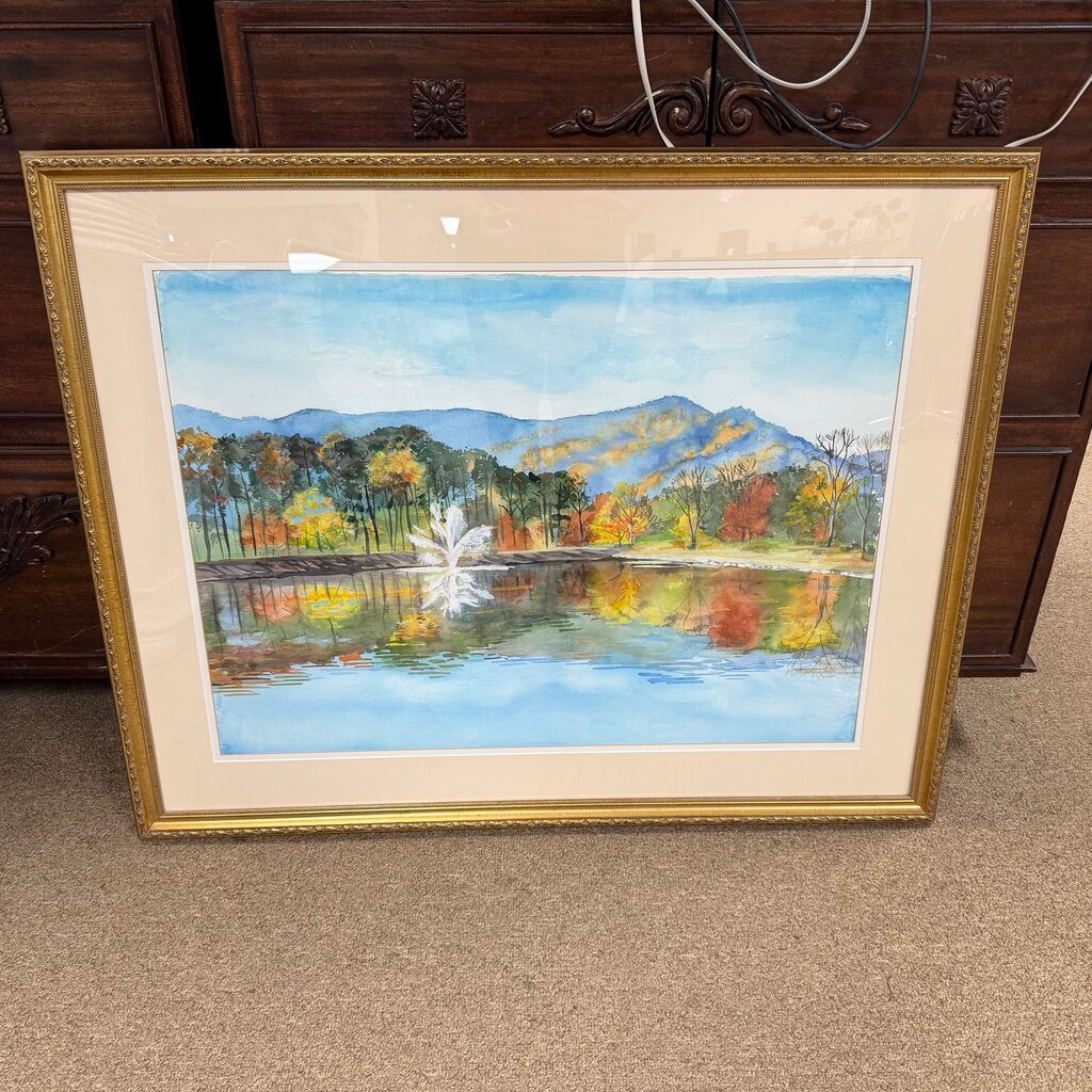 "Autumn Reflections" Watercolor