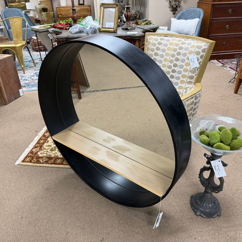 *NEW* Round Mirror w/Shelf