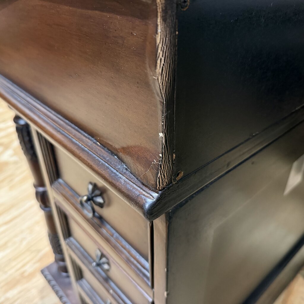 Reproduction Captain's Writing Desk - 1890 Clipper Ship Style