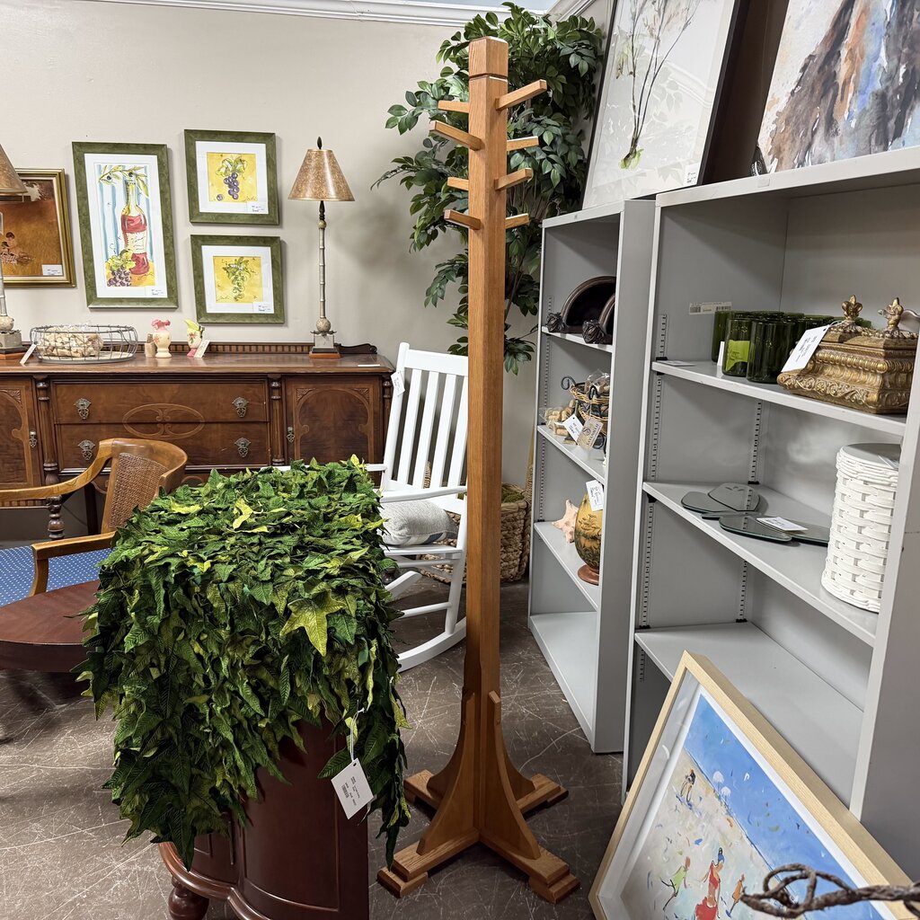 Oak Coat Rack