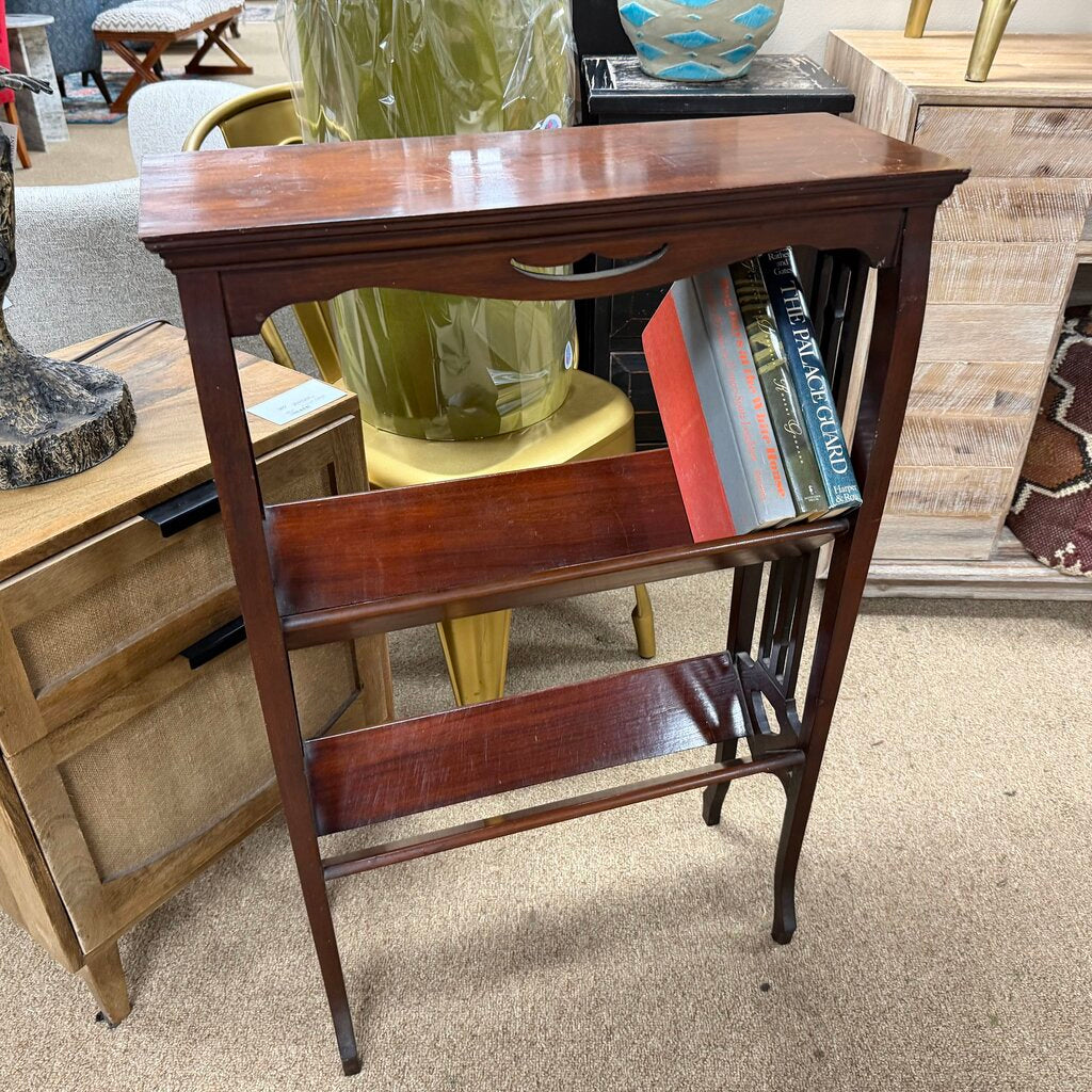 Vintage Mahogany Book Stand