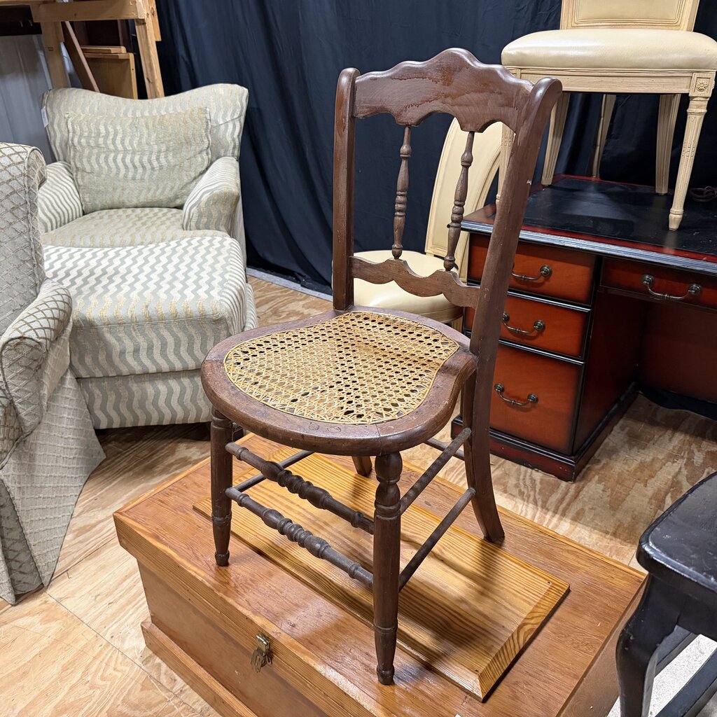 Antique Cane Bottom Chair