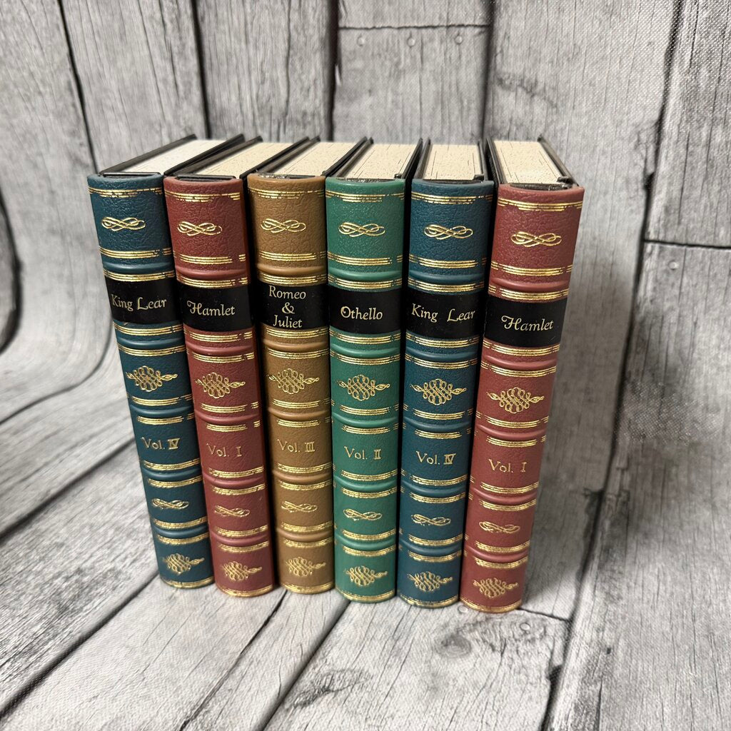 Set/6 Book Style Plastic Boxes/VHS Tape Cases