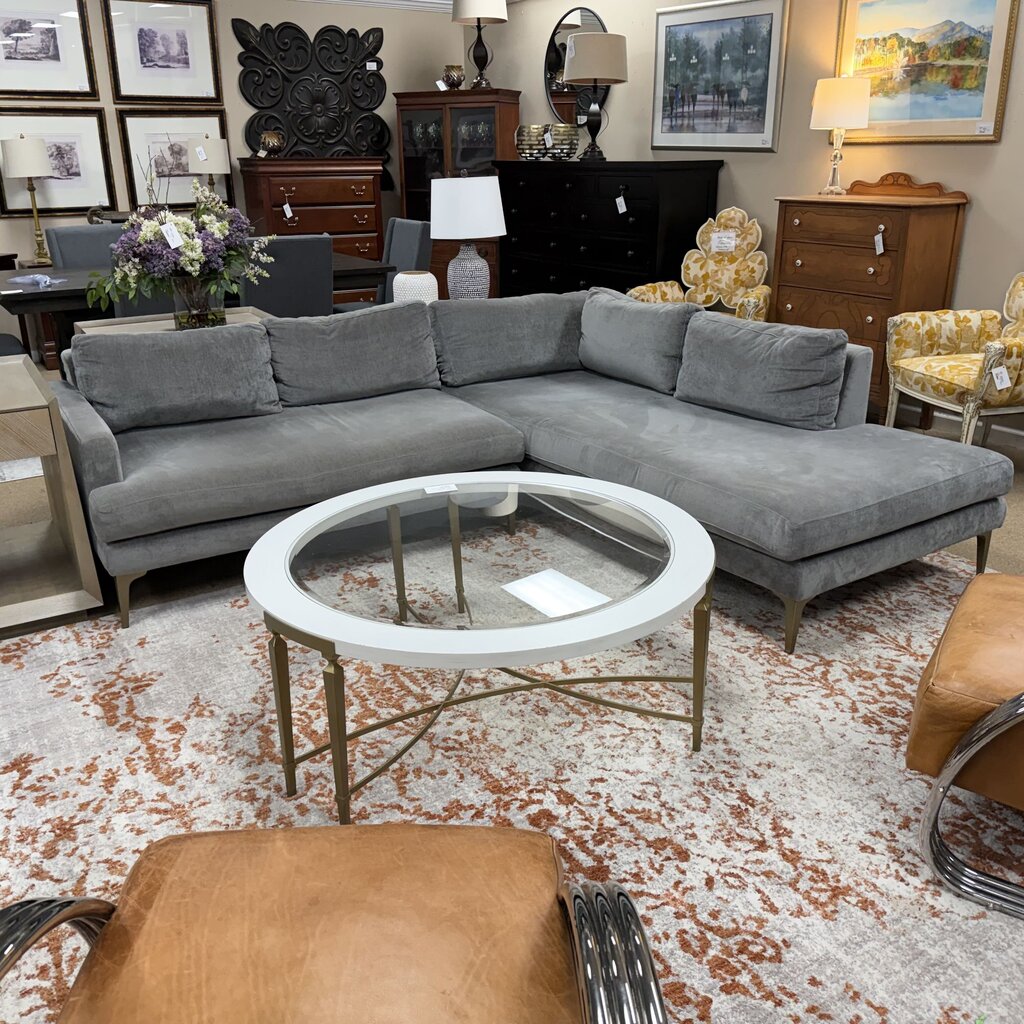 Performance Fabric Sectional w/Chaise