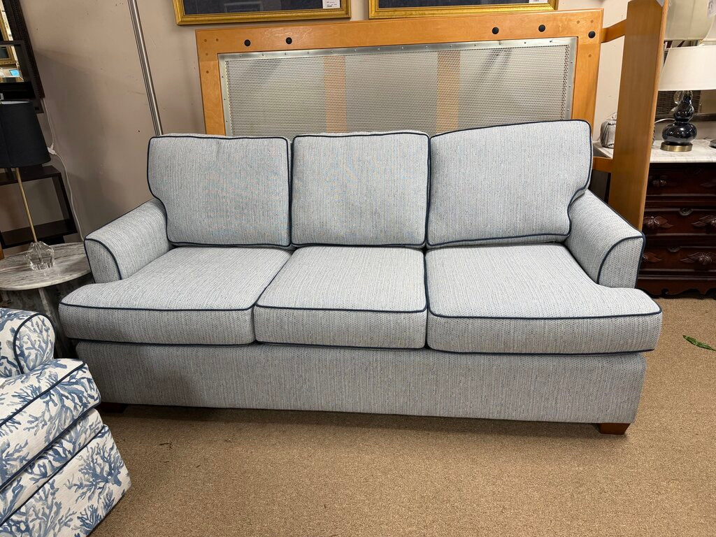 Blue Tweed Sofa
