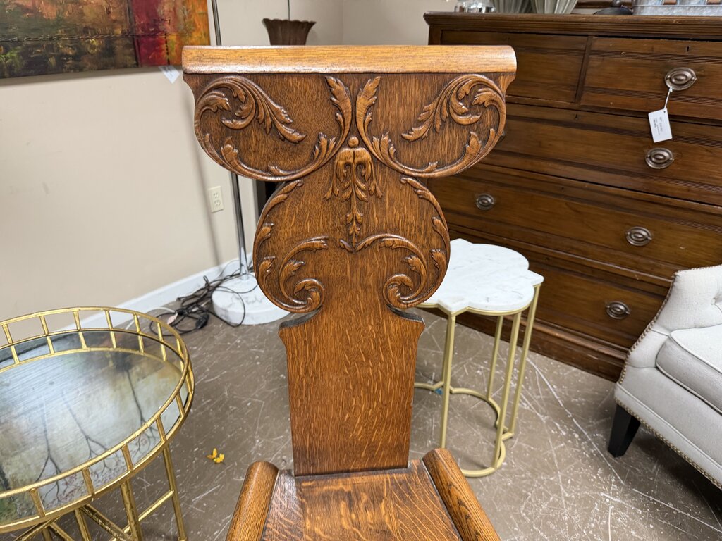 Renaissance Revival Hall Chair