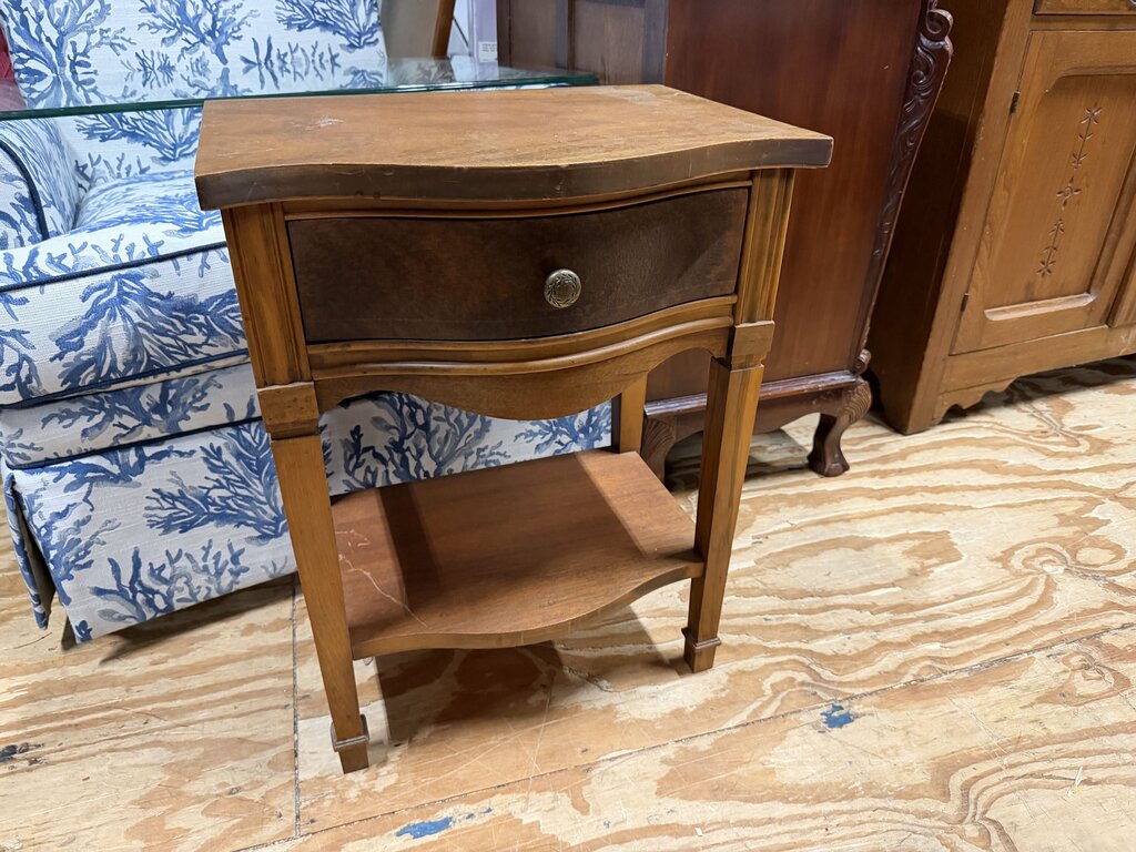 Small Wood Nightstand